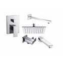 Conjunto Baño Pared Empotrar Niza 3