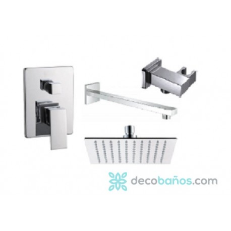 Conjunto Ducha Pared Empotrar Niza 2