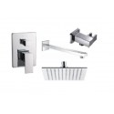 Conjunto Ducha Pared Empotrar Niza 2