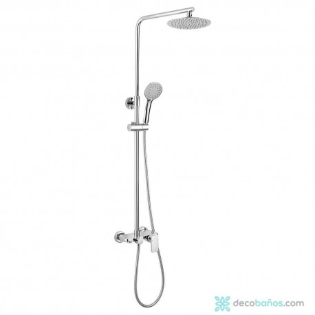 Combi ducha monomando Dual Round 80-120cm